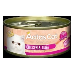 AATAS Creamy Chicken Tuna Konservai Katėms Su Vištiena Ir Tunu 80g — 2 nuotrauka