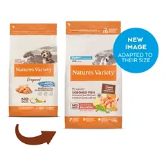 Nature’s Variety Healthy Grain Adult Medium/Maxi su baltąja žuvimi – sausas maistas vidutinių ir didelių veislių šunims, 3 kg
