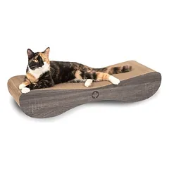 Canadian Cat Company draskymo lenta SATELLITE, draskymo kartonas, L 76 x B 24 x H 15 cm - turkio spalvos — 3 nuotrauka