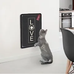 Canadian Cat Company draskymo kilimėlis katėms tvirtinamas prie sienos, L 50 x B 40 x H 1 cm - antracito spalvos — 3 nuotrauka