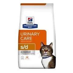Hills Prescription Diet Urinary Care s/d sausas maistas katėms, turinčioms šlapimo sistemos sutrikimams, 3 kg