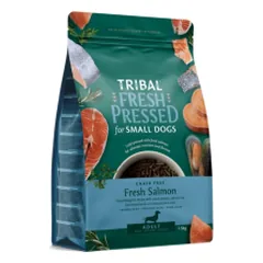 Tribal Fresh Pressed šalto spaudimo pašaras suaugusiems mažų veislių šunims su lašiša, 1,5 kg