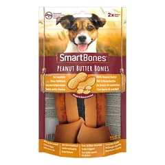 SmartBones Peanut Butter Bones skanėstai su riešutų sviestu vidutinio dydžio veislių šunims, 2 vnt. photo