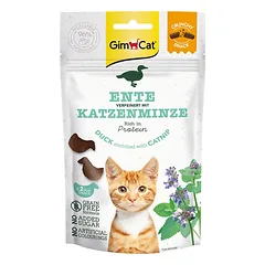 GimCat Adult Duck & Catnip traškūs skanėstai katėms 50 g