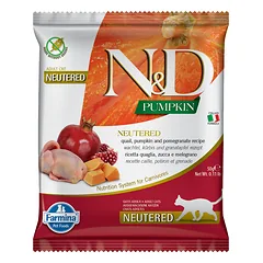 FARMINA N&D Cat Pumpkin Neutered Quail&Pomegranate Adult 50g