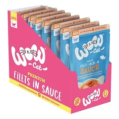 WOW Cat padaže, drėgnas maistas katėms 8 x 85 g — 5 nuotrauka