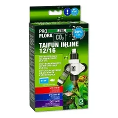 CO2 prijungimo prie išorinio filtro blokas ProFlora Taifun inline 12/16 su integruotu burbulų skaitikliu