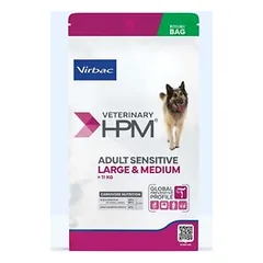 Virbac Veterinary HPM Adult Dog Sensitive Digest Large & Medium, Ekonominė pakuotė: 2 x 12 kg — 4 nuotrauka