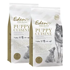 Eden Puppy Cuisine dydis M/L - maistas vidutinių ir didelių veislių šuniukams ir jauniems šunims, lašiša, paukštiena, žuvis, 2kg — 4 nuotrauka