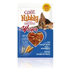Catit Nibbly Wraps mit Hühnchen & Fisch 30 g
