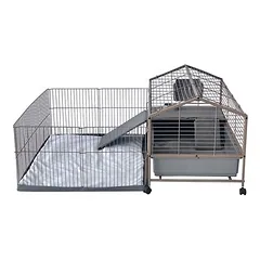 TIAKI smulkių gyvūnų būstas Chalet 120, L 148 x B 123 x H 64 cm — 2 nuotrauka