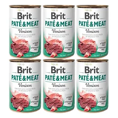 BRIT PATÉ & MEAT – ŽVĖRIENA 6x400 g