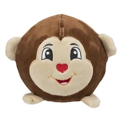 Trixie Plush Monkey round pliušinis žaislas šunims su cyptuku, 11 cm
