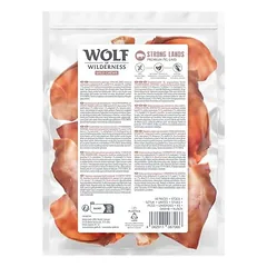 Wolf of Wilderness Premium Schweineohren "Strong Lands" 