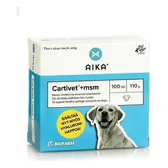 AIKA CARTIVET®+msm – papildas sąnariams ir kremzlėms N100