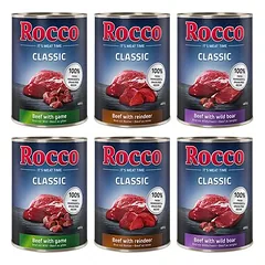 Rocco Classic bandomasis mišinys, drėgnas maistas šunims 6 x 400 g — 5 nuotrauka