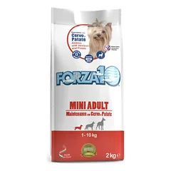 Forza10 Mini Adult Maintenance sausas maistas suaugusiems mažų veislių šunims su elniu ir bulvėmis, 2 kg