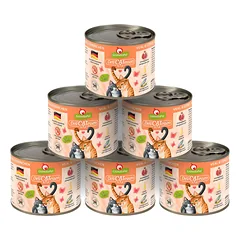 GranataPet DeliCatessen Veršiena ir Triušiena - be grūdų šlapias maistas katėms, veršiena ir triušiena, 6x 200g — 2 nuotrauka