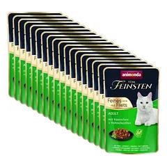 ANIMONDA Cat Vom Feinsten Adult Triušis + vištienos filė 18x85g paketėlis