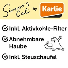 Simon's Cat kačių tualetas, pilka / žalia / balta — 2 nuotrauka