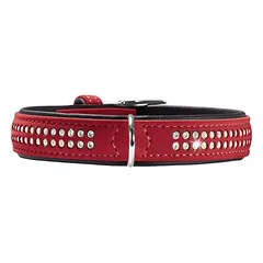 HUNTER antkaklis šunims Softie Deluxe, Dydis: XS-S, Spalva: ruda/juoda, Kaklo apimtis: 28 - 34 cm, Plotis: 2,2 cm — 3 nuotrauka