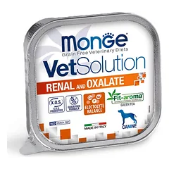 Monge VetSolution Dog Wet Renal/Oxalate 150g parduotuvėje vetprekes.lt