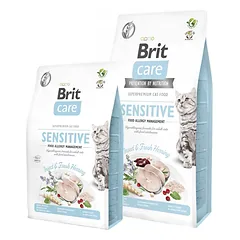 Brit Care Sensitive sausas maistas katėms su vabzdžiais ir šviežia silke 2 kg
