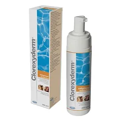 Clorexyderm Foam skystas tirpalas plaukų ir odos priežiūrai