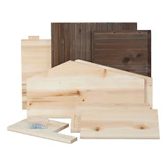 Ežio namelis Relaxdays, 2 kamerų, 46 × 24 × 33,5 cm — 5 nuotrauka