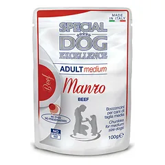 Special Dog Excellence Multipack Pouches Medium Adult su jautiena / žvėriena, drėgnas maistas šunims 4x100 g — 3 nuotrauka