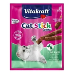 Vitakraft Stick skanėstai su antiena ir triušiena katėms - Pet24