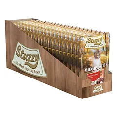 Stuzzy Monoprotein, šlapias maistas katėms, šviežia jautiena, 20x85 g, maišelis