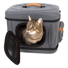 Faltbare Transporttasche, Faltbare Transporttasche grau, L 42 x B 32 x H 30 cm — 3 nuotrauka