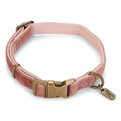 Designed by Lotte Hundehalsband Velura pink