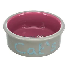 Trixie keraminių dubenėlių rinkinys Eat on Feet, 2 x 300 ml, Ø 12 cm (šviesiai pilka/senai rožinė/šviesiai mėlyna) — 5 nuotrauka