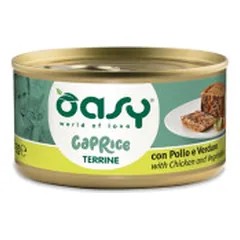 Oasy Caprice konservai su vištiena ir daržovėmis katėms