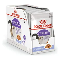 Royal Canin Sterilised Jelly – konservai sterilizuotoms katėms želė 85g x 12vnt.