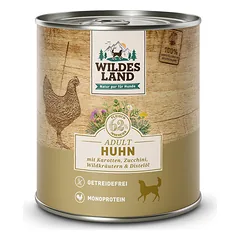 WILDES LAND Classic Adult Chicken with Carrot konservai šunims su vištiena ir morkomis, 800 g