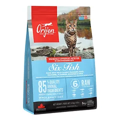 ORIJEN 6 Fish Cat, 1,8kg parduotuvėje zookaralyste.lt
