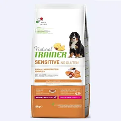 Trainer DOG SENSITIVE NO GLUTEN PUPPY&JUNIOR su lašiša
