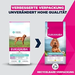 Eukanuba Special Care Sensitive Digestion Puppy su vištiena ir kalakutiena, sausas maistas šuniukams, > 10 kg — 3 nuotrauka