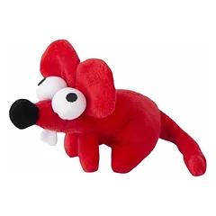ROGZ Catnip Plush Mouse Raudona Pelė 18cm