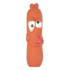 Flamingo Hundespielzeug Latex Tipsy Wurst braun
