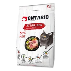 Ontario visavertis pašaras sterilizuotoms katėms Cat Sterilised Lamb, 0,4 kg — 2 nuotrauka