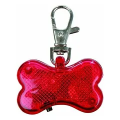 Trixie Safer Life mirksintis pakabukas šunims 4,5 x 3 cm, raudonas — 2 nuotrauka