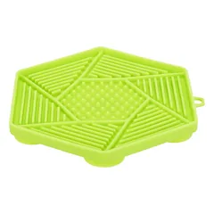 TRIXIE Lick'n'Snack Laižymo lėkštė su siurbtukais, silikonas, 17 cm, žalia (pak.3)