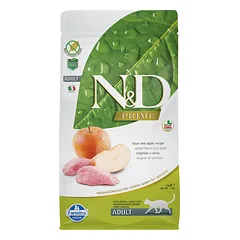 Farmina N&D Prime Adult Wild Boar & Apple sausas maistas katėms