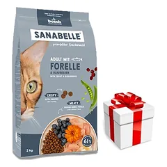 BOSCH Sanabelle Adult Trout 8kg + Staigmena katei