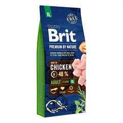 Brit Premium Adult XL sausas maistas didelių veislių šunims 15kg