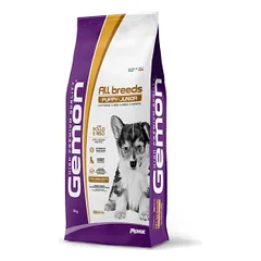 Gemon Dry Dog Medium Puppy sausas maistas vidutinio dydžio veislių šuniukams su vištiena ir ryžiais, 15 kg
